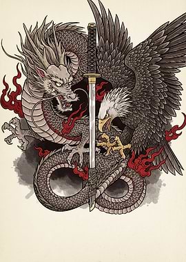 Dragon Eagle Katana