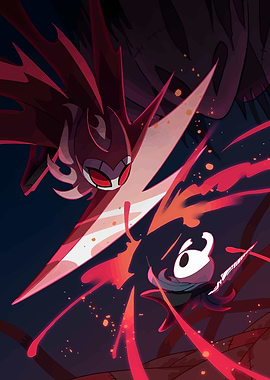 Hollow Knight Grimm Battle Illustration