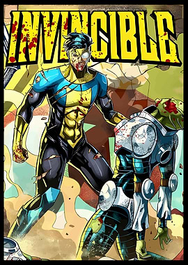 Invincible Comic Book Cover Art