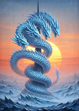 Three-Headed Dragon Pillar