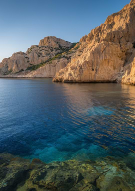 Coastal Cliffs and Azure Waters