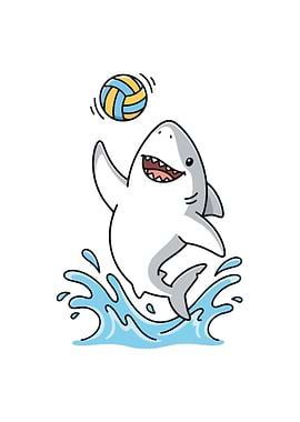Volleyball Shark Player