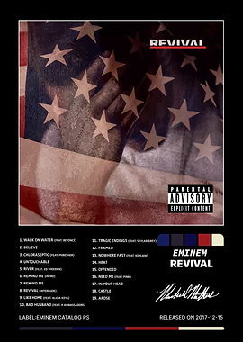 Eminem Revival Album Cover Art