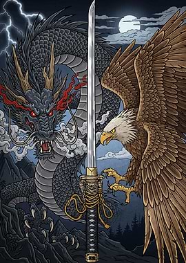 Dragon Eagle Katana
