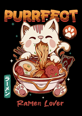 Purrfect Ramen Cat