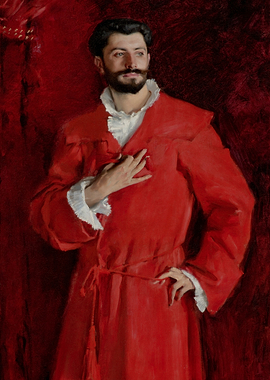 Portrait of a Man in Red Robe