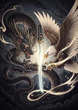 Dragon Eagle Katana