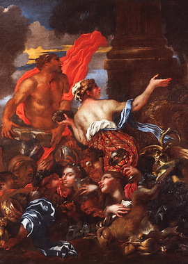 Classical Painting with Figures and Drama