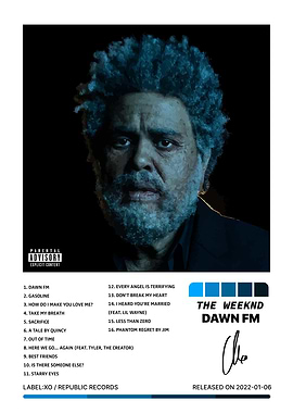 The Weeknd - Dawn FM Album Cover