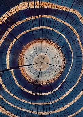 Blue Tree Rings
