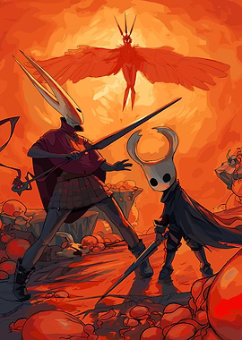 Hollow Knight: Hornet and The Knight