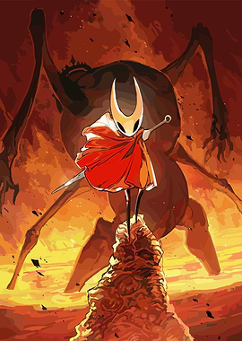 Hornet from Hollow Knight illustration
