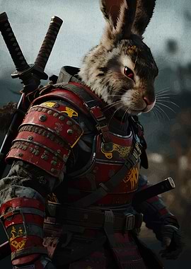 Samurai Rabbit Warrior