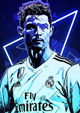 CR7 Portrait - Digital Art