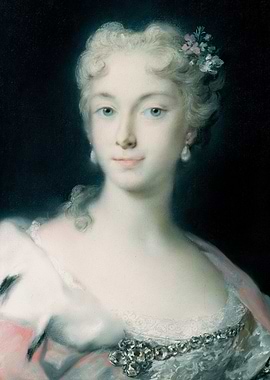 Portrait of a Woman with Flowers