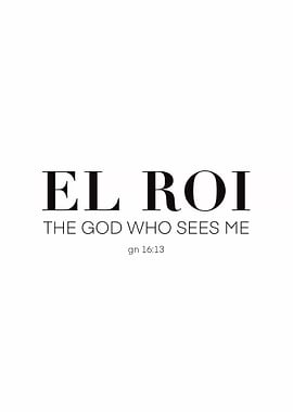 El Roi: The God Who Sees Me