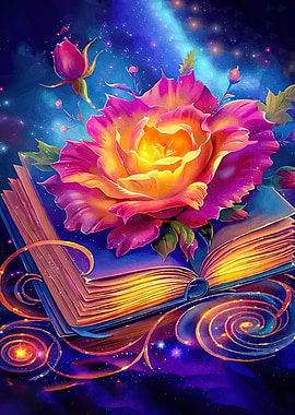 Floral Book Cosmic