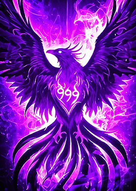 Purple Phoenix Symbol