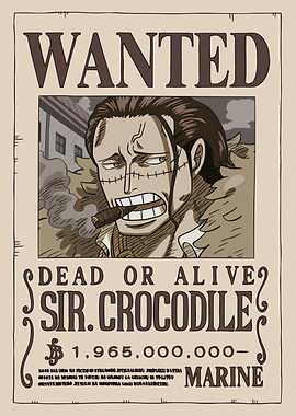 Sir Crocodile Wanted