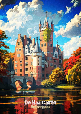 De Haar Castle Netherlands Poster