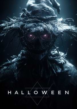 Creepy Halloween Scarecrow