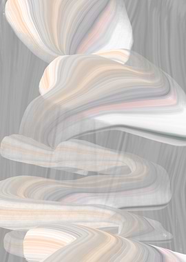 Abstract Swirls in Neutral Tones