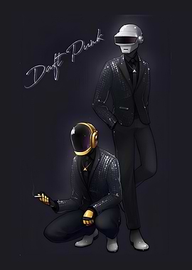 Daft Punk Illustration