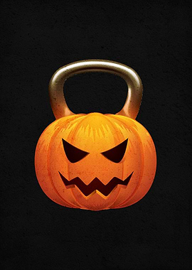 Halloween Kettlebell Pumpkin