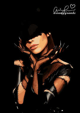 Ariana Grande Vector illustration