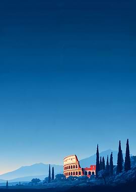 Colosseum in Rome, Italy