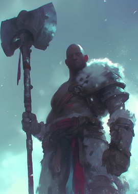 Warrior with a Massive Hammer