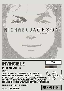 Michael Jackson Invincible Album