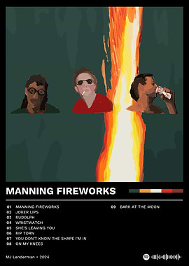Manning Fireworks Album Cover Art