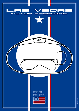 Las Vegas Motor Speedway Track Map