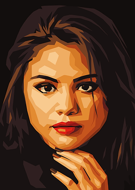 Selena Gomez Wpap Art
