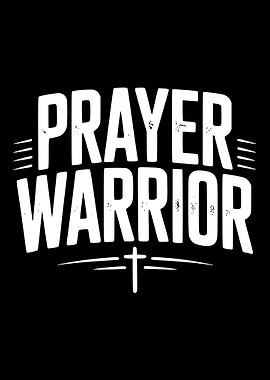Prayer Warrior Text Design