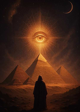 Mystical Pyramids All-Seeing Eye