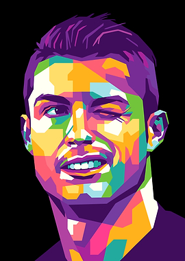 Cristiano Ronaldo Wpap Art