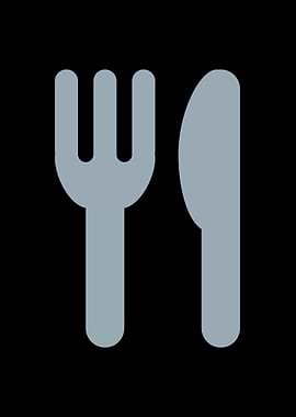 Fork and Knife Icon Emoji