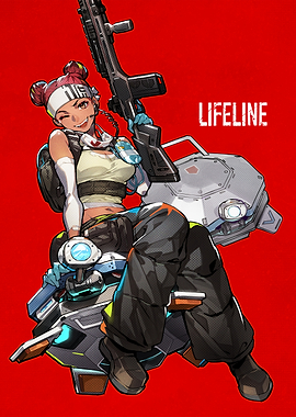 Lifeline Apex Legends Illustration