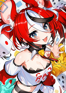 Hakoz Baelz Anime Girl Portrait