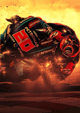 Motorcycle Racing Petronas Yamaha