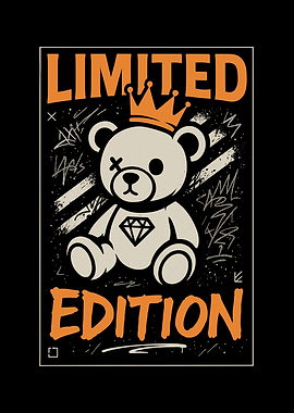 Limited Edition Teddy Bear Graphic