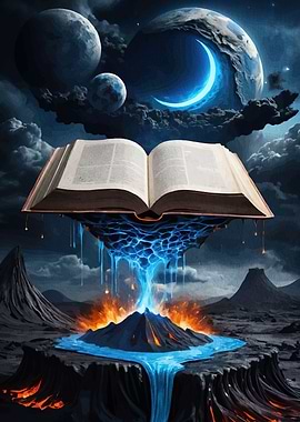 Open Book Volcanic Landscape