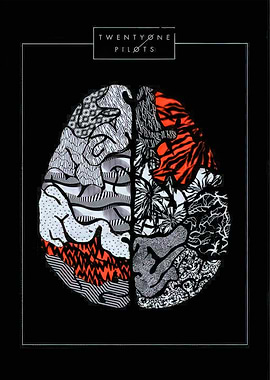 Twenty One Pilots Brain Art