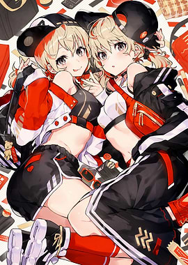 Anime Girls in Streetwear Fashion