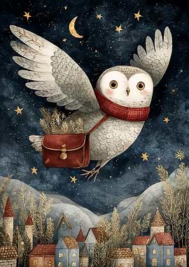 Winter Owl Delivery