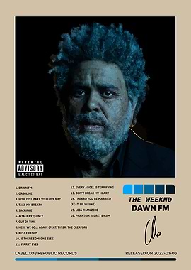 The Weeknd - Dawn FM Album Cover