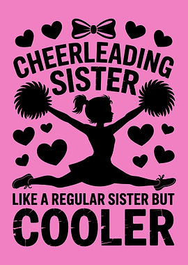 Cheerleading Sister - Cool Sister Design