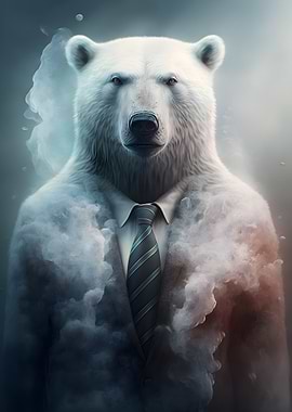 Polar Bear in Suit